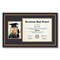 ArtToFrames 11x14 inch Diploma Frame with 6" x 8" Inch Image Opening - Framed with Black and Gold Mats, Comes with Regular Acrylic and Sawtooth Hanger for Wall Hanging (DT-11x14)